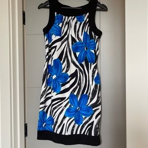 8P AGB dress with blue flowers